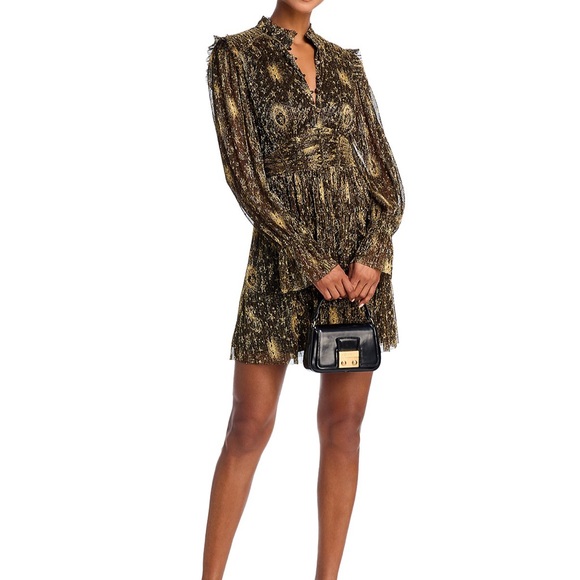 Aqua Dresses & Skirts - Wicked X Aqua Celestial gold/black dress